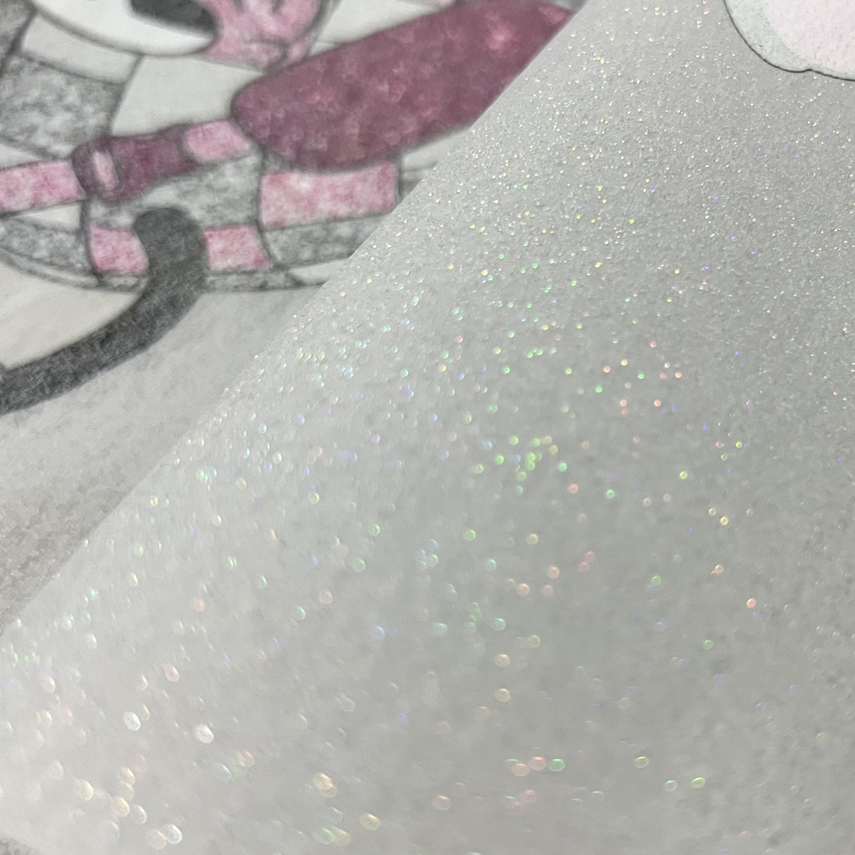 Faux Sequin dtf glitter film custom designs plastisol clear film screen print heat transfers glitter dtf transfers for shirts