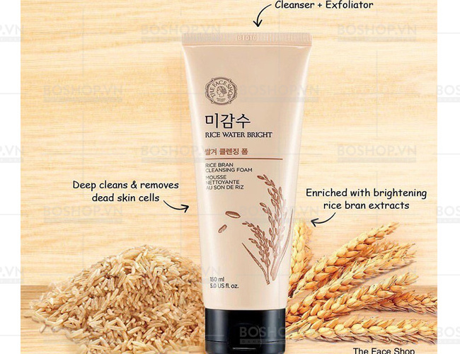 THE FACE SHOP - Rice Water Bright Cleansing Foam best whole sale price ever