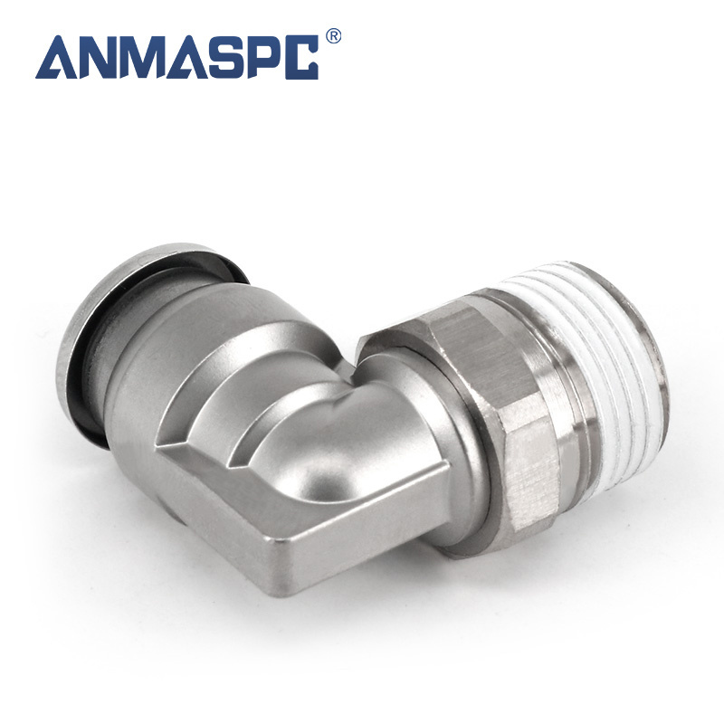 High Quality Stainless Steel  Pneumatic Push in Air Hose Coupling Touch Fittings