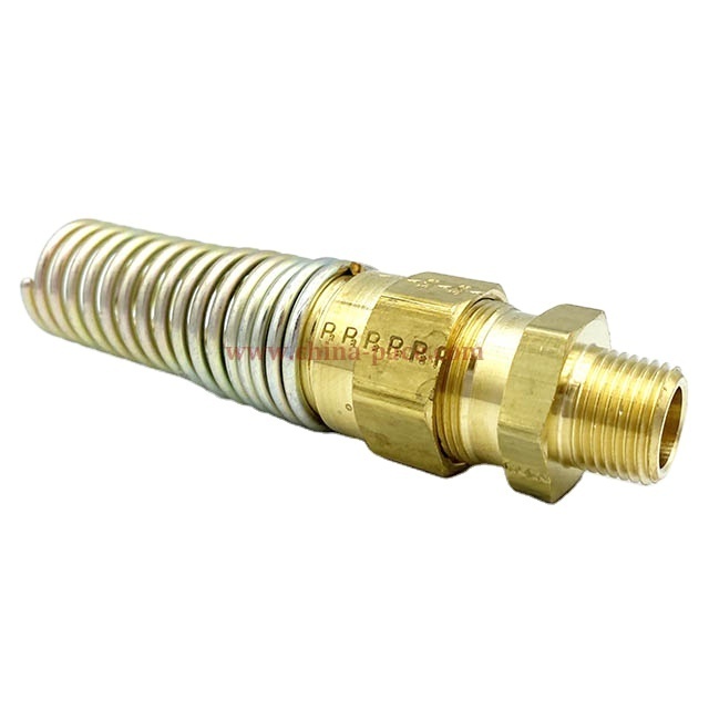 Dot Air Brake Fittings For Rubber  Hose  (Hose Ends) - Male Connector  With Spring