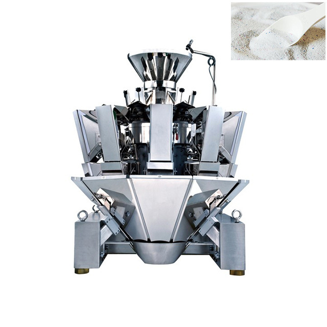 14 heads sugar filling weigher multifunctional automatic weighing filling packaging seeds detergent powder packing machine