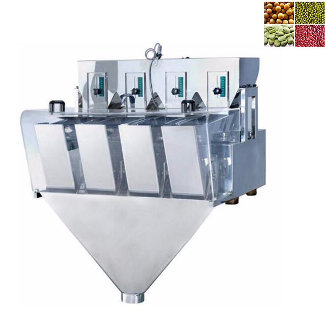 Detergent powder coffee powder protein milk powder 4 head linear weigher machine automatic filling packaging solution