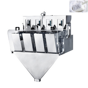 Detergent powder coffee powder protein milk powder 4 head linear weigher machine automatic filling packaging solution