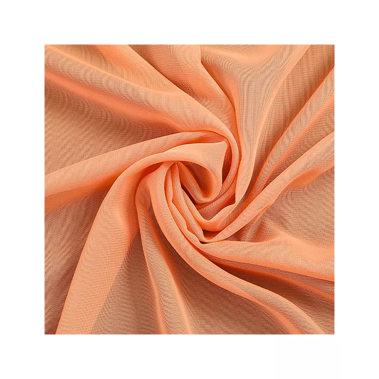 Wholesale Crepe Silk Chiffon Georgette Fabric For Dresses Women Hijab Scarf Chiffon Scarves