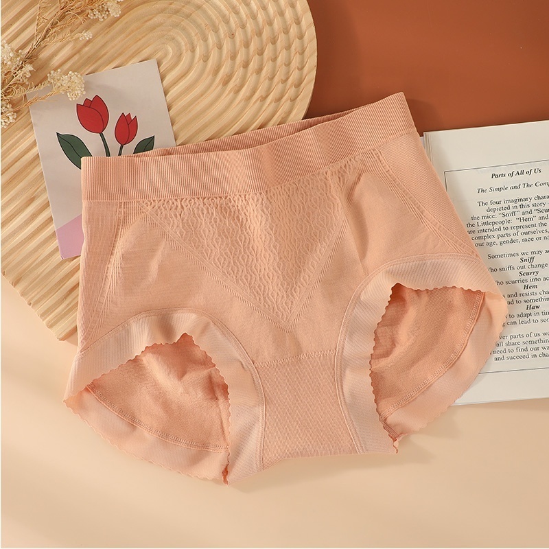 Hot Selling Modal Underwear Seamless Mid-waist Breathable Sexi Mature Girls Panties Brief Modal Stomach in Panties for Ladies 5A