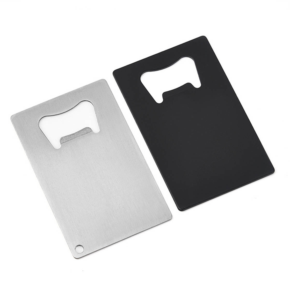 Customized Promotion Gift Card Shape Beer Opener Wallet Size Business Card Stainless Steel Opener Credit Card Bottle Opener