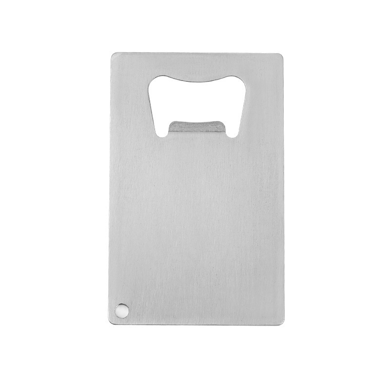 Customized Promotion Gift Card Shape Beer Opener Wallet Size Business Card Stainless Steel Opener Credit Card Bottle Opener