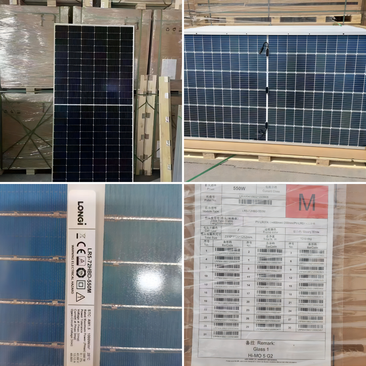 LONGi solar free shipping solar module 420w 430w 550w 570w 580w pv solar panel