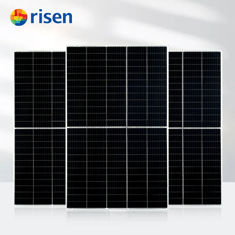 Risen solar Tier 1 brand 9BB half cut solar panel 405W 410W 415W 420W Bifacial solar power panel