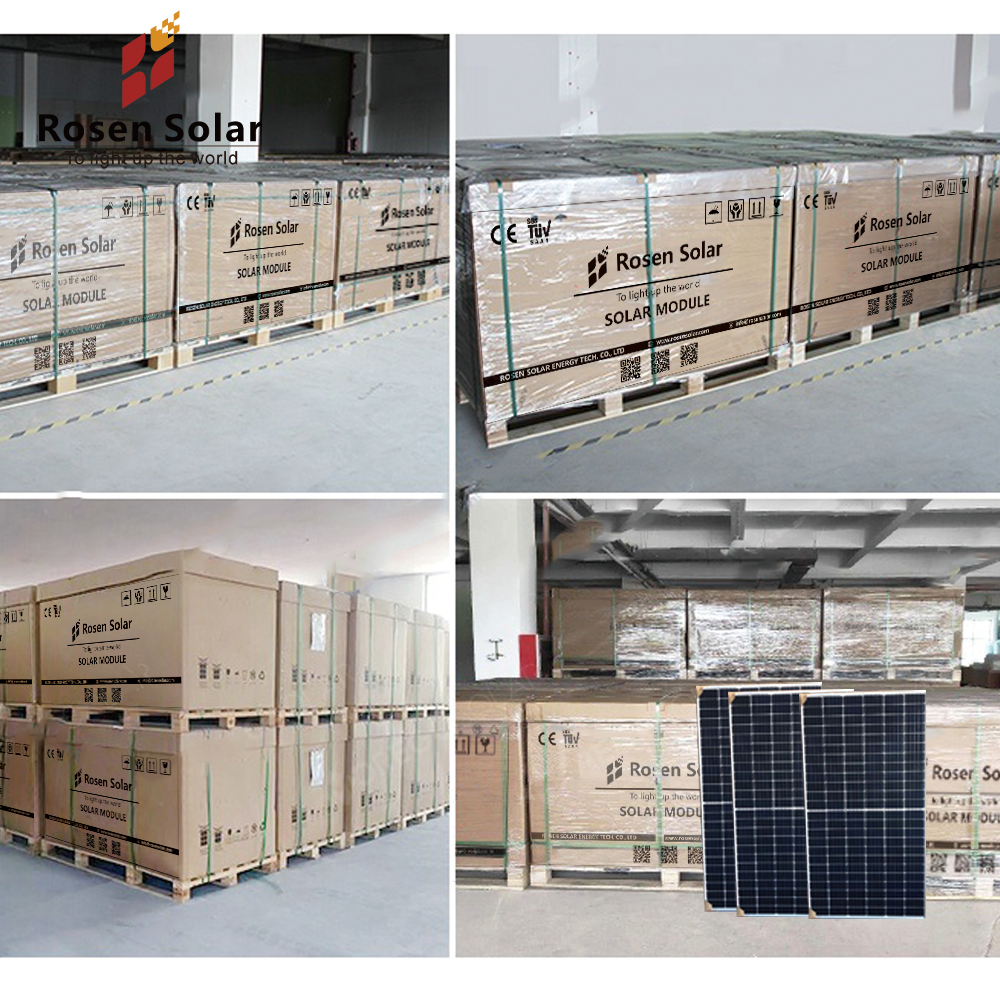 Risen Price Energy Solar Panels Monocrystalline Pv Module Panel 120 Cell Mono 72 Cells 400 Watt Cheapest Efficiency Perc