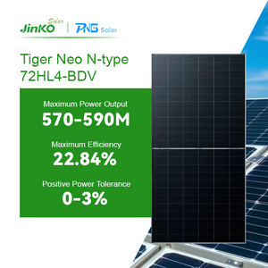 Jinko 550w 560w 570w 575w 580w 585w 605w 610w single double glass bificail  jinko tiger Neo N-type Jinko solar panel