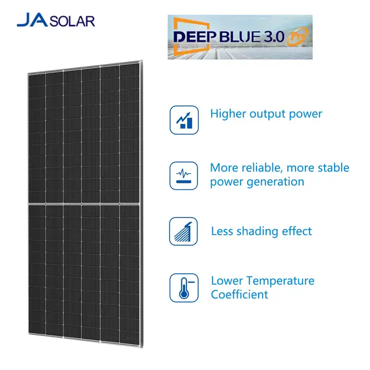 JA JAM 78s30 585-610W Wholesale Poly PV Monocrystalline Polycrystalline Photovoltaic Module Mono Solar Energy