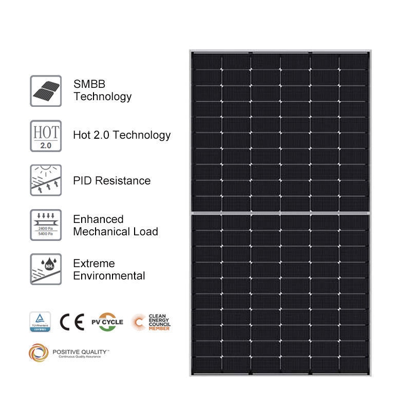 Jinko Solar Tiger Neo N-Type 60hl4- (V) 120 Cells 460 Watt 465 Watt 470 Watt 475 Watt 480 Watt Mono-Facial Module Solar Panel