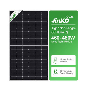 Jinko Solar Tiger Neo N-Type 60hl4- (V) 120 Cells 460 Watt 465 Watt 470 Watt 475 Watt 480 Watt Mono-Facial Module Solar Panel