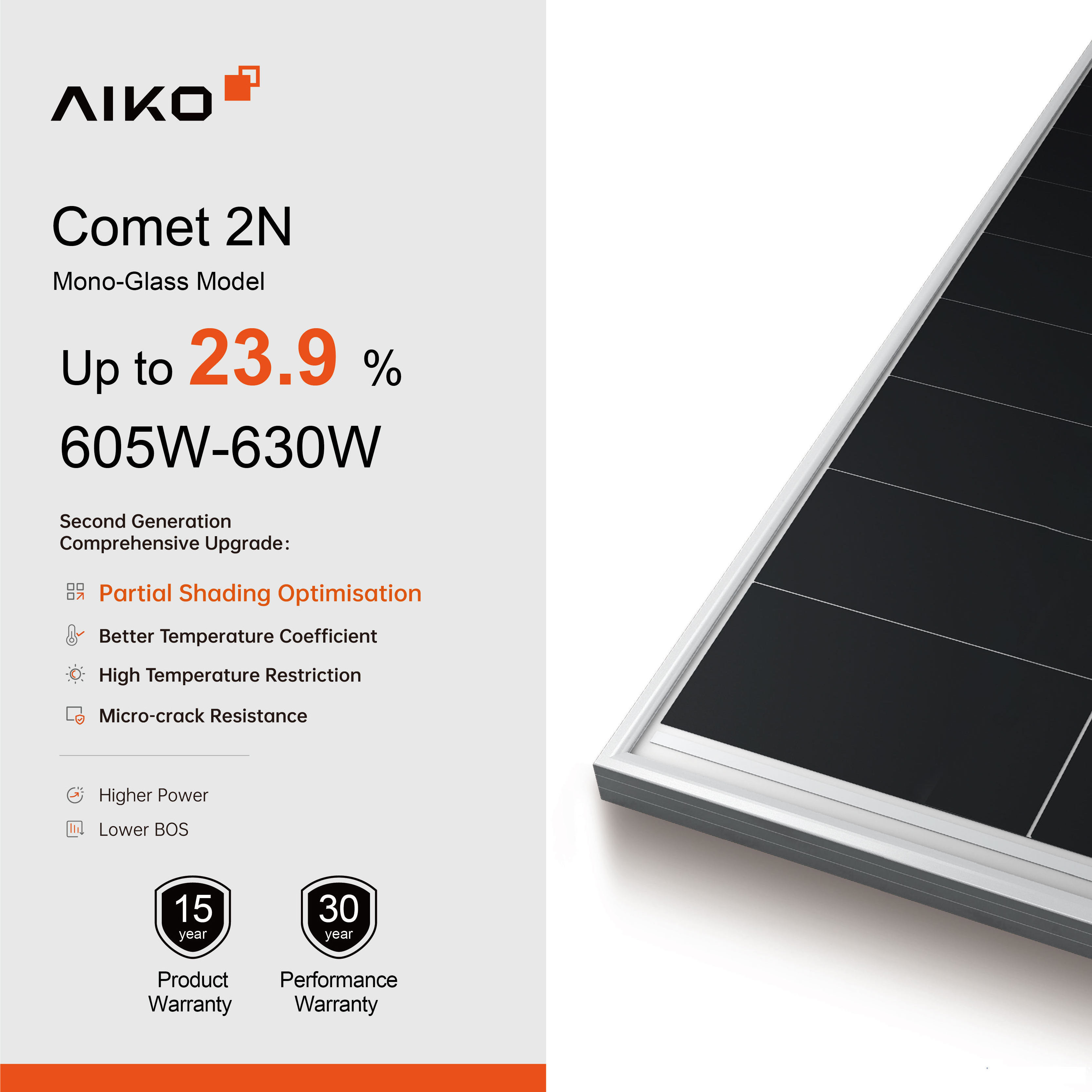 Germany Aiko Solar Panel Eu Stock 605Watt Solar 610W 615W 620W 625W 630W monofacial Photovoltaic Solar Panel