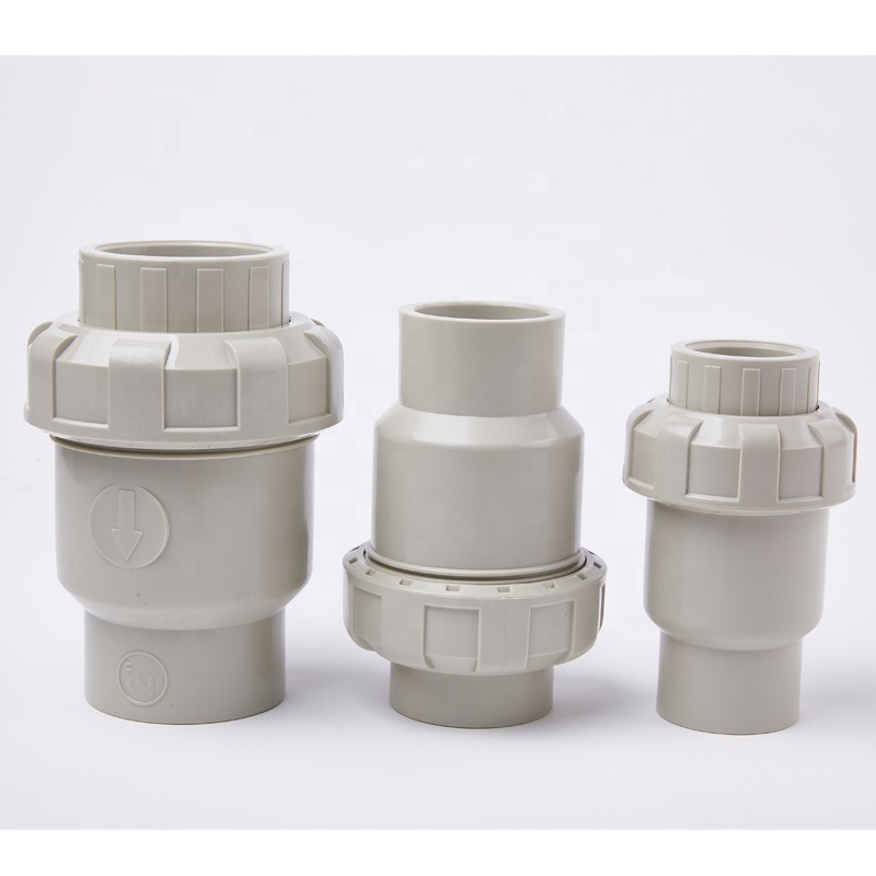 Pntek PPH 1/2'' ~ 8'' Single Union Check Valve Plastic Non Return Valve Check Valve for Industrial Piping System