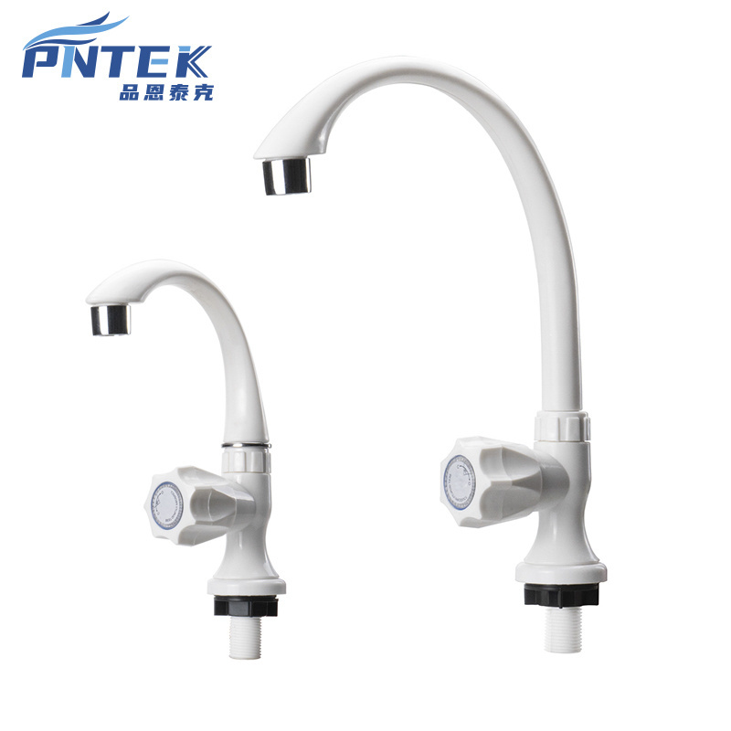 PNTEK High Quality Plastic Water Taps Basin Faucets 1/2