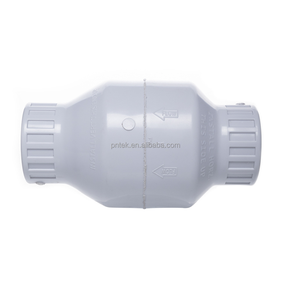 Good Price PVC Swing Check Valve PN16 PVC Check Valve 20MM 63MM Spring Check Valve 1inch