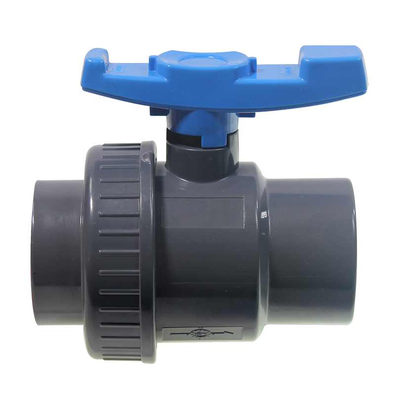 1/2 inch PN10 PN16 pressure regulating valve double union valve pvc PP compression ball valve and accessories for irrigation