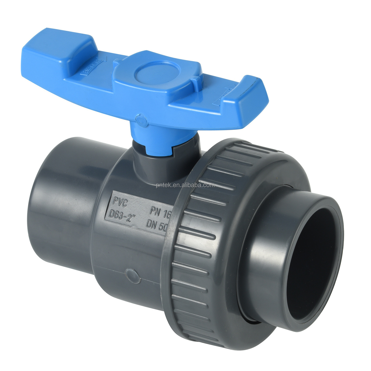 1/2 inch PN10 PN16 pressure regulating valve double union valve pvc PP compression ball valve and accessories for irrigation