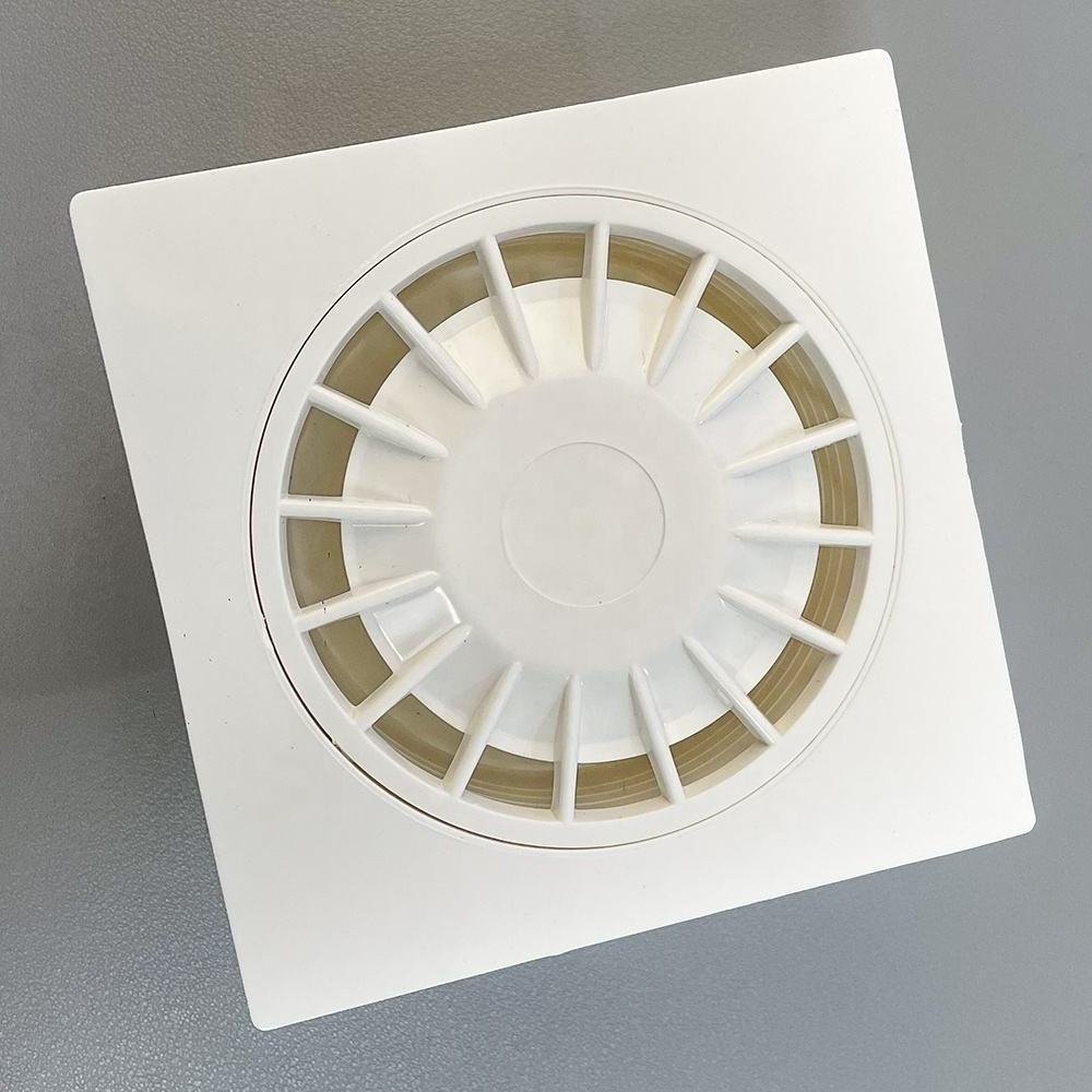 Wholesale High Quality Drainage Floor Drain Cover Bathroom White Plastic Floor Drain for Bathroom Strainer PVC Customized 15-20