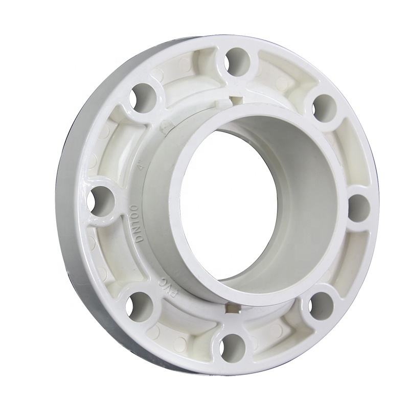 ASTM SCH80 Manufacturer Good Quality plastic PVC Pipe Fitting UPVC Van Stone Flange