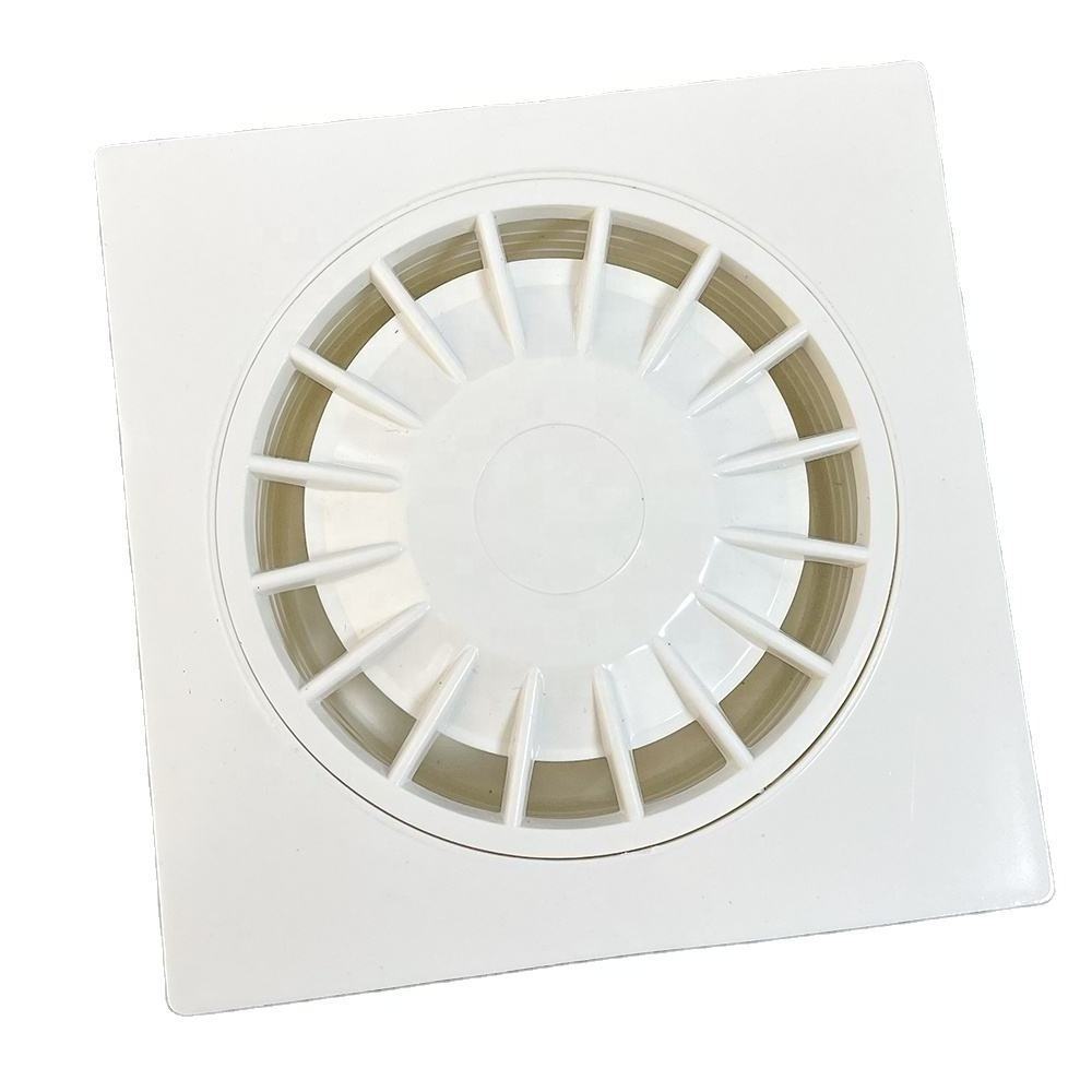 Wholesale High Quality Drainage Floor Drain Cover Bathroom White Plastic Floor Drain for Bathroom Strainer PVC Customized 15-20