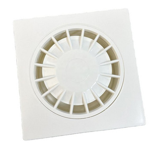 Wholesale High Quality Drainage Floor Drain Cover Bathroom White Plastic Floor Drain for Bathroom Strainer PVC Customized 15-20