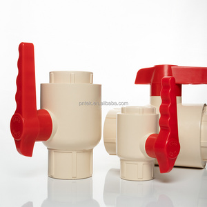 Cpvc One way Valve Custom New Pntek 3/4" Plastic Cpvc Upvc Pipe Fittings Ball Valves for Hot Water Control Union Valves