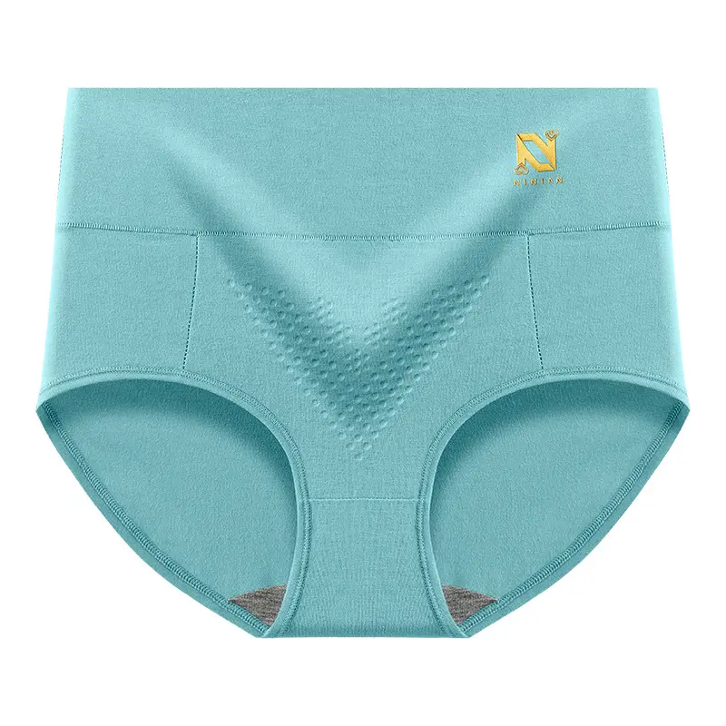 High Quality Breathable hip lifting high-waist briefs Chinese honeycomb cotton panties hip seamless women plus size briefs