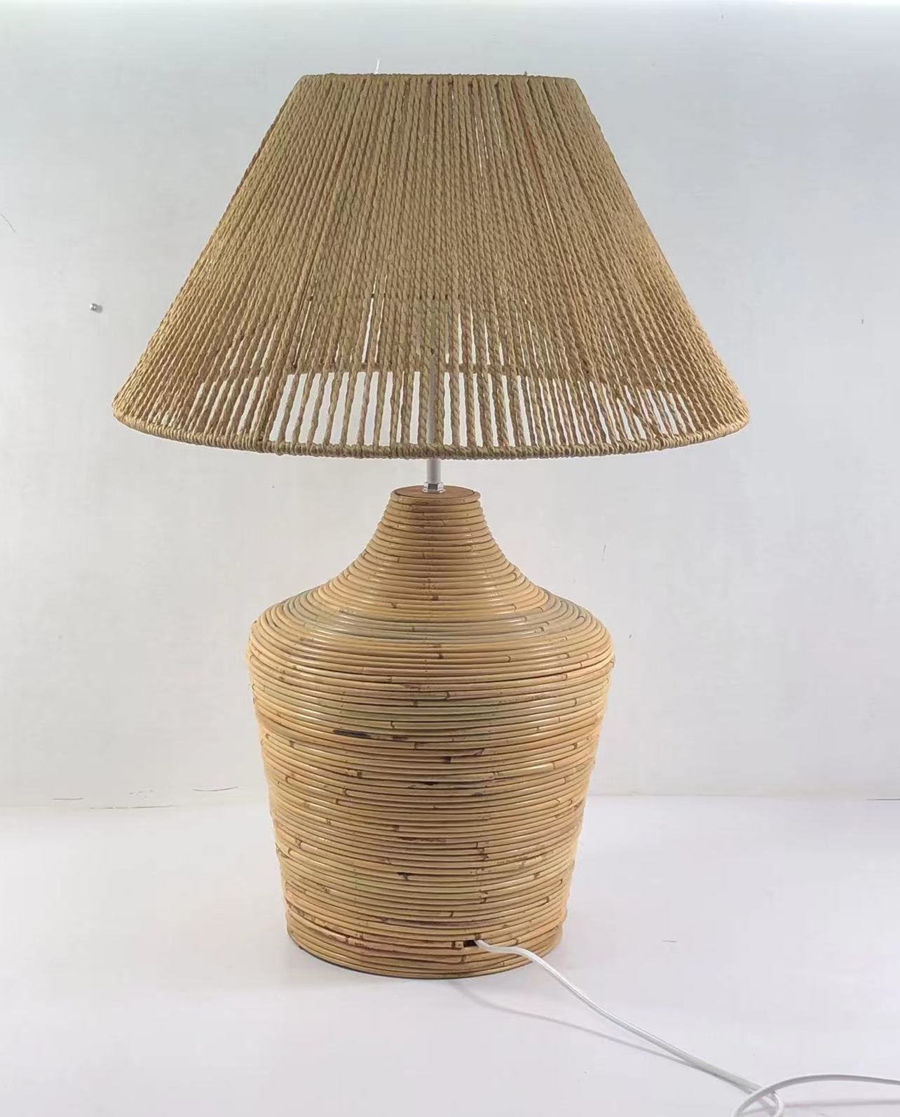 Natural Farmhouse Rattan Chandelier Pendant Lamp Shade Ceiling Lighting rattan lamp shade