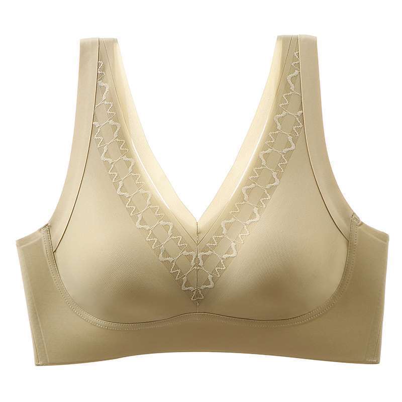 Comfortable and Lightweight Seamless Lace Sports bra set  Wireless Sexy and Casual for Adult Women Bras Genre