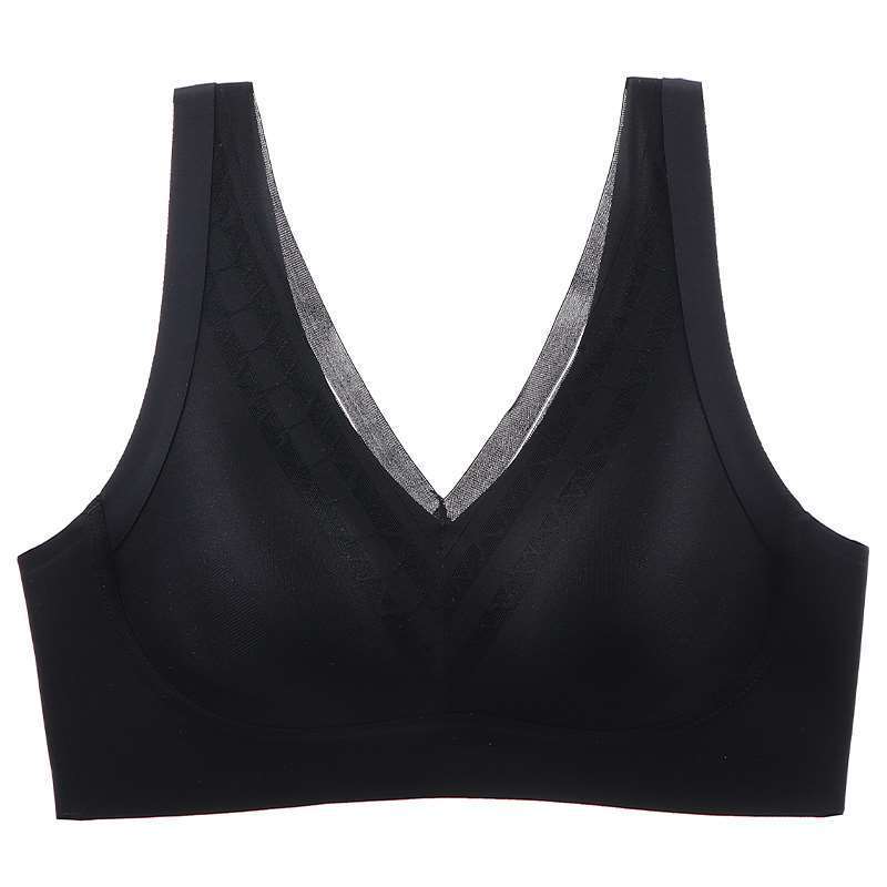 Comfortable and Lightweight Seamless Lace Sports bra set  Wireless Sexy and Casual for Adult Women Bras Genre