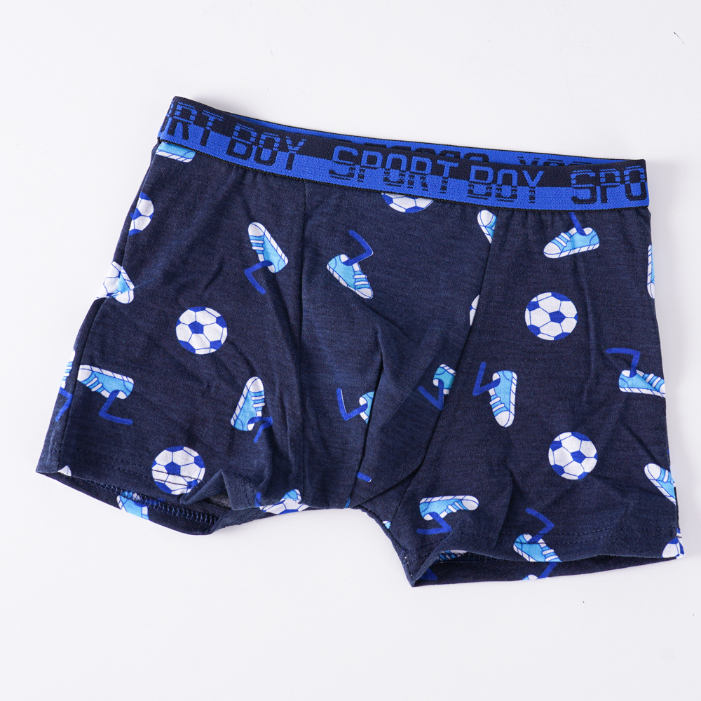 Hot Sale Custom Solid Color Printing Boxer Briefs Wholesale Kids Model Underwear For Boy