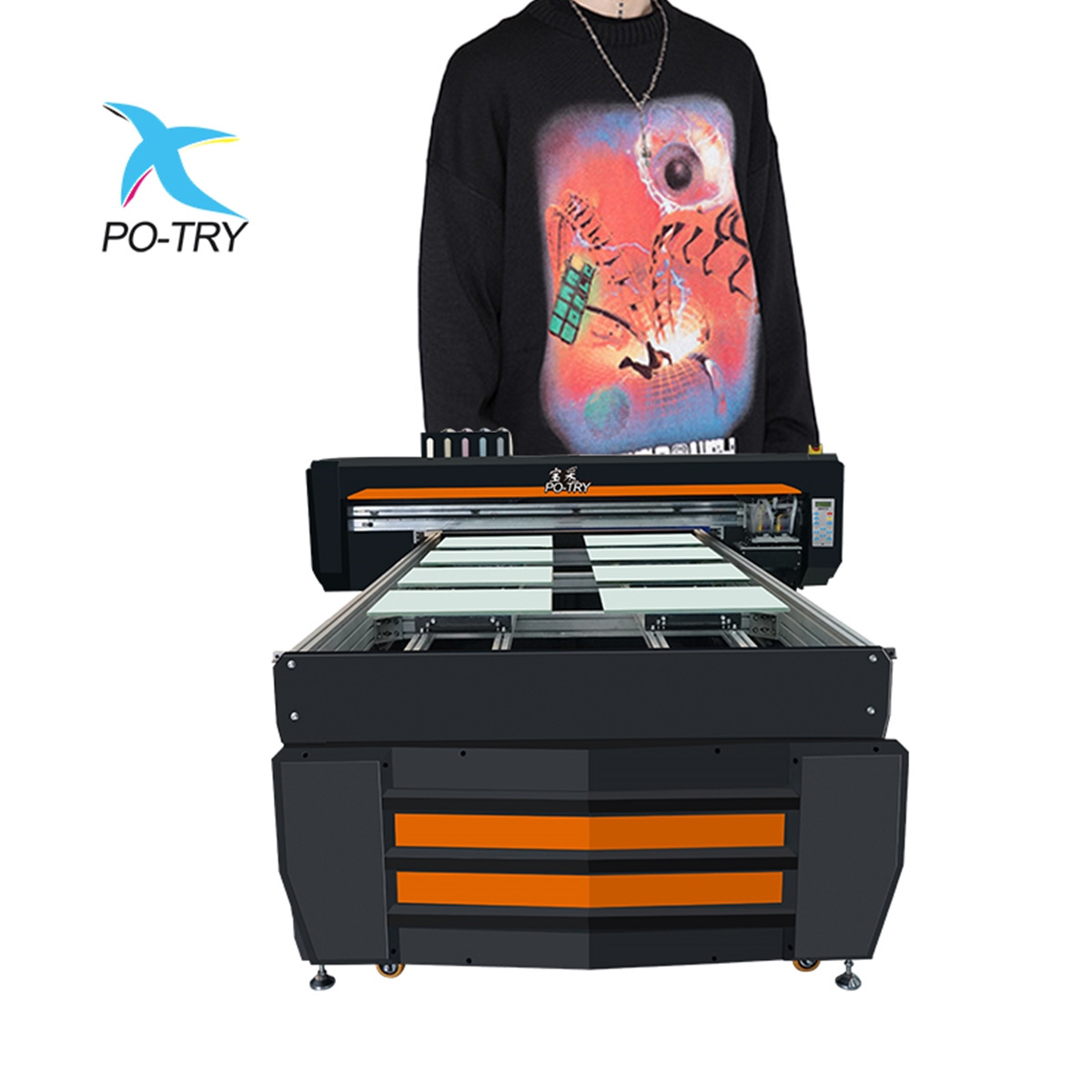 Potry Economical Cost A3 30Cm*50Cm Dtg T Shirt Printer Cheap Direct To Garment Printer For Cotton Tshirt