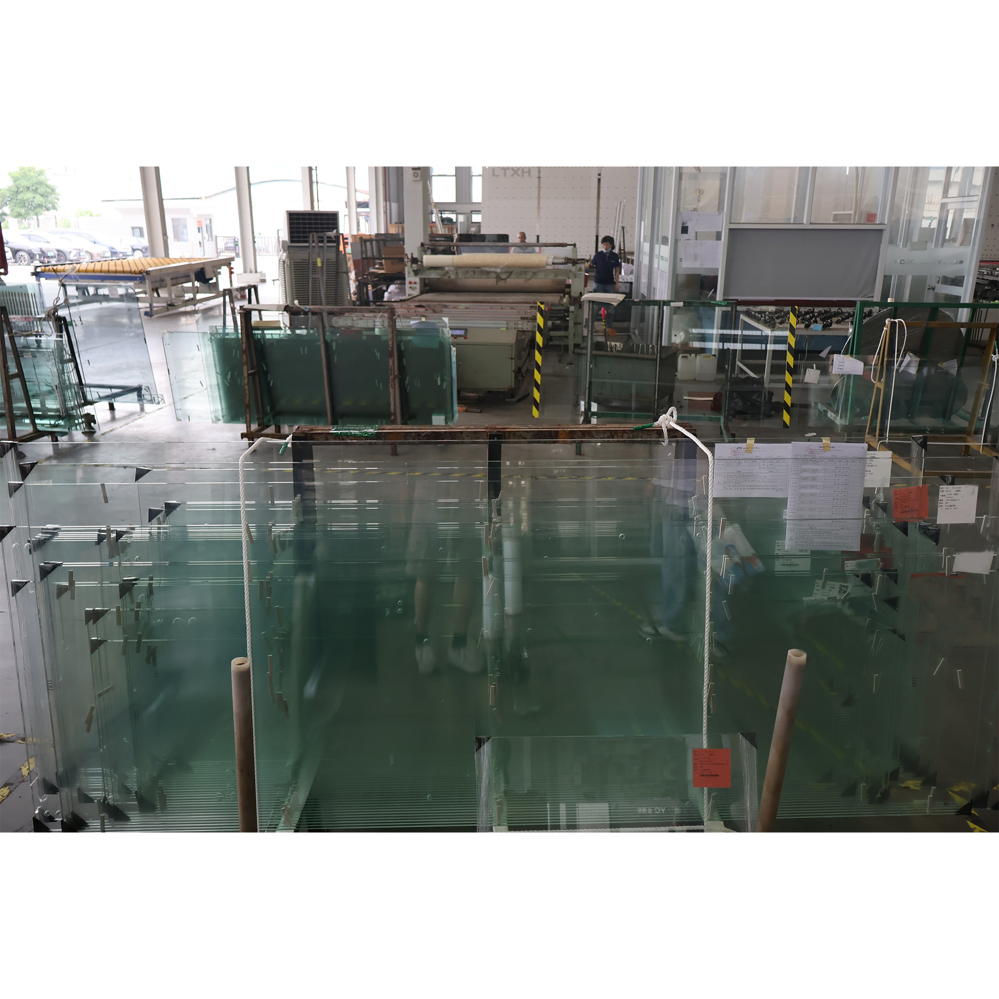 Factory Direct Sales Custom Big Size Safety Tempered Laminated Glass For Building Projects