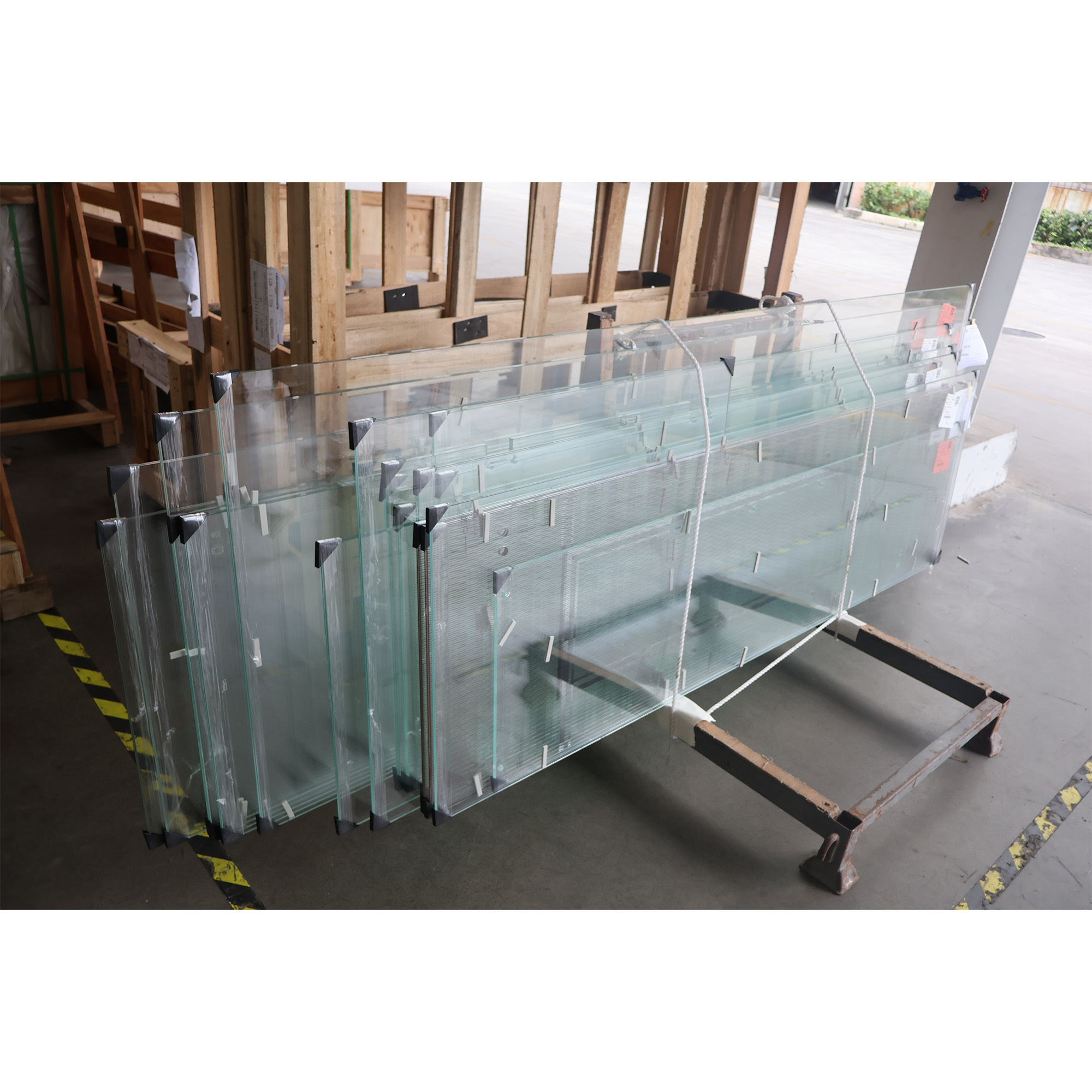 Factory Price Safety Building Railings Balcony Custom Size 6mm 8mm 10mm 12mm 15mm 19mm Tempered Laminated Glass