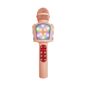 Portable Handheld Karaoke Player Kids Mini Wireless Karaoke Microphone with Speaker for Home Party KTV Music Singing Playing