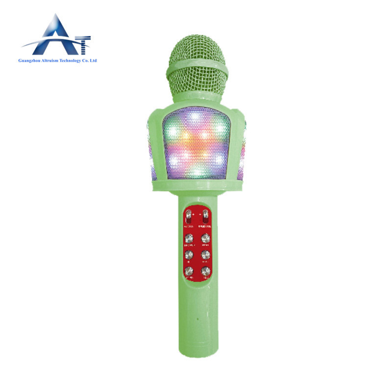 Portable Handheld Karaoke Player Kids Mini Wireless Karaoke Microphone with Speaker for Home Party KTV Music Singing Playing