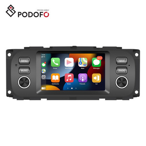 Podofo 5 Inch Car Radio Android 13 Carplay Android Auto GPS Support AHD Camera For JEEP/Chrysler/Dodge Factory Price