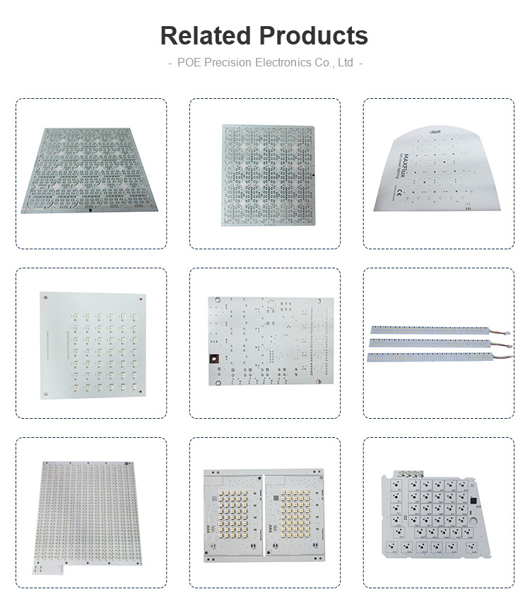 LED PCB 94v0 Circuit Board PCBA Manufacturer FR4 Aluminum led light pcb