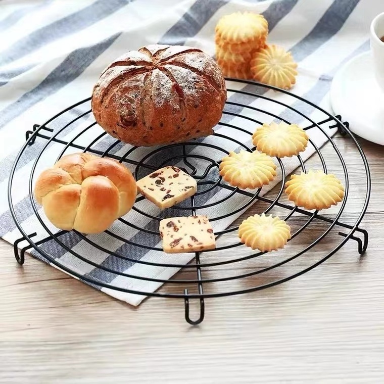 Non-Stick  Round Cooling Rack Cooking Racks Steamer Cake Wire Baking Rack