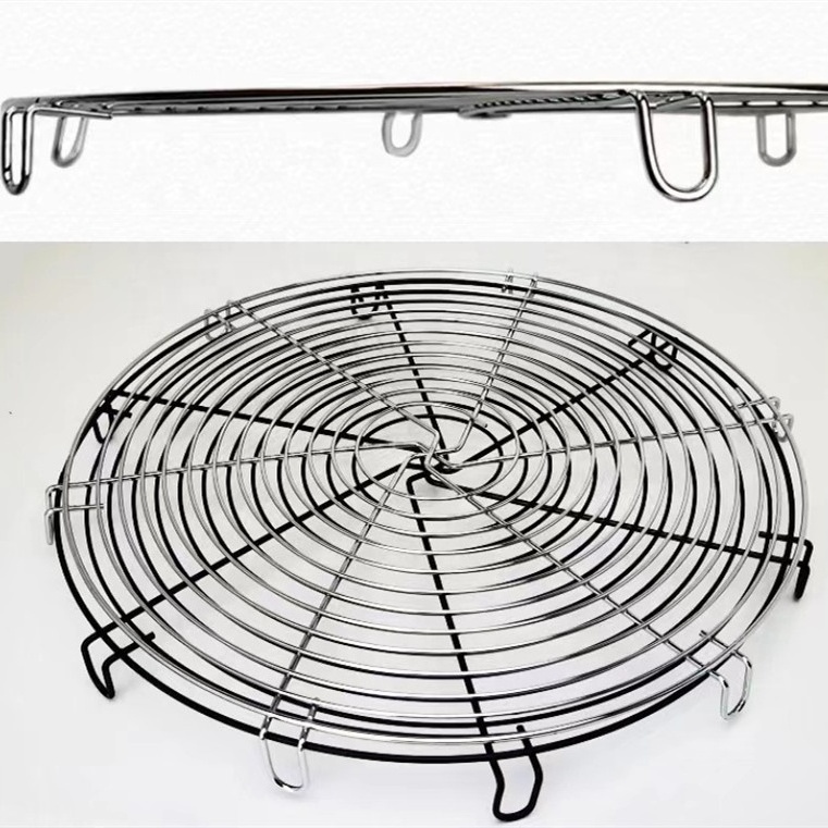 Non-Stick  Round Cooling Rack Cooking Racks Steamer Cake Wire Baking Rack