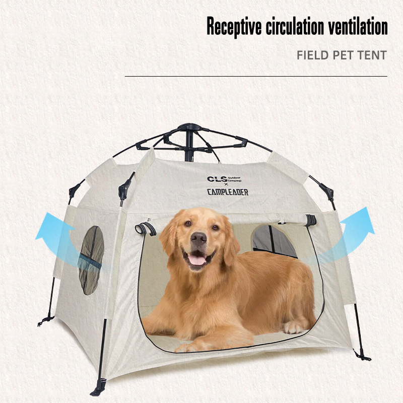 Pet Show Exhibition Automatic Foldable Inflatable Medium Portable for Dogs & Cats Inflatable Washable Pop up Pet Camping Tent