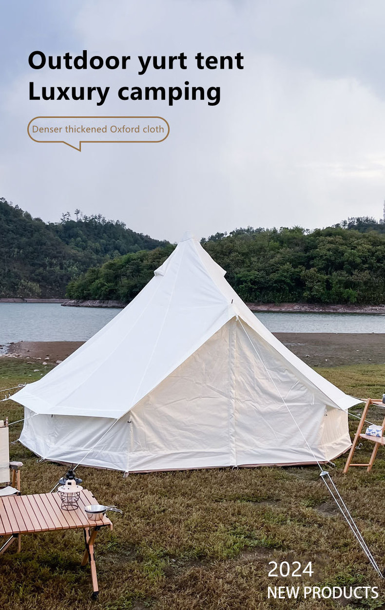 3m/4m/5m/6m Glass Mongolian Inflatable Canvas Yurt Ball Tent Best Yurt Bell Tent House Glamping Luxury Yurt Tent for Sale