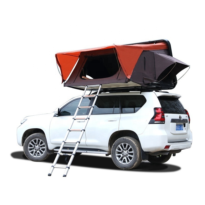 SUV Outdoor Camping Snow Wind Rain Sun Proof ABS White Black Hard Shell Medium and Big Folding Car Side Open Tent