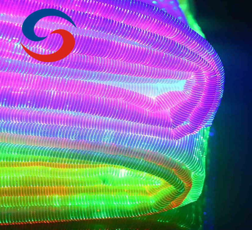 glow in the dark Luminous Fiber Optic Fabric by the yard Optical Fiber Fabric