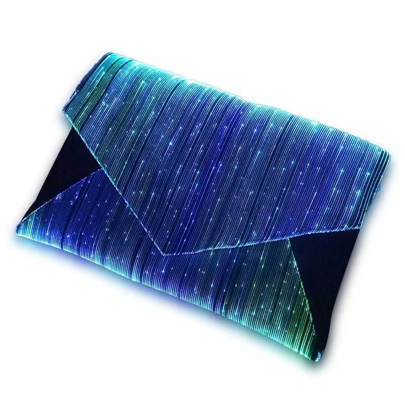 Fashion Women Party Light Up Bag Led Luminous Fiber Optic bags women handbags ladies