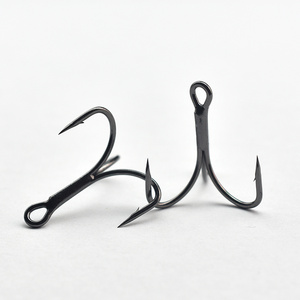 2021 new hot sale treble hooks fishing high carbon steel fishhook outdoor sport fish hooks