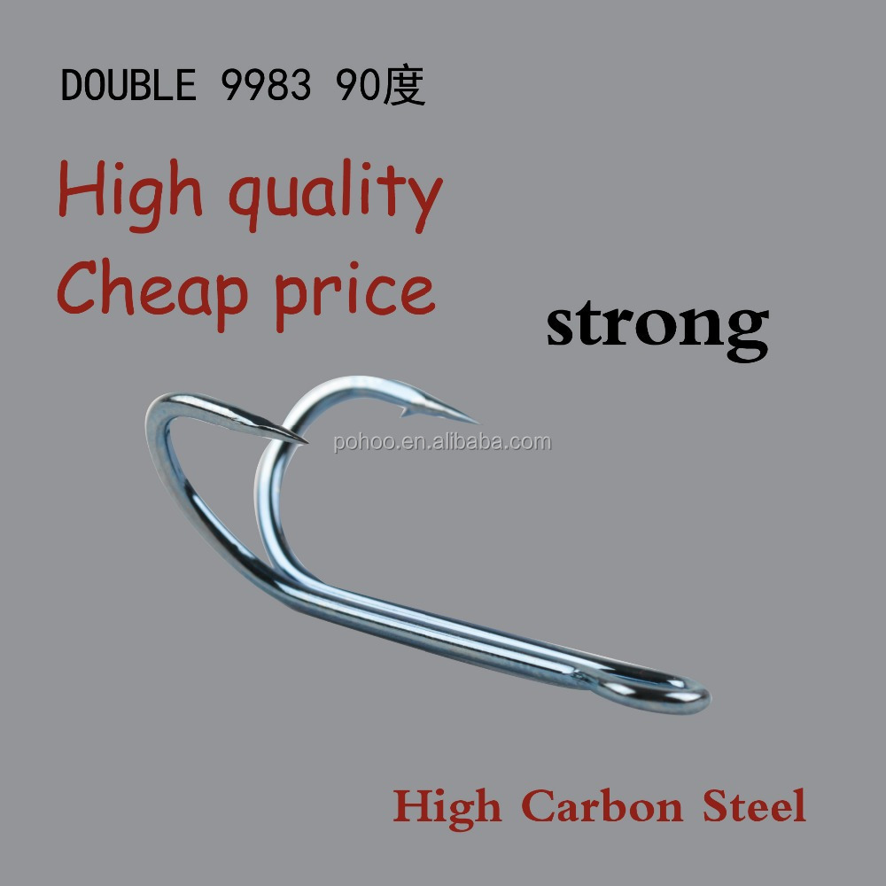 high quality fishing double hook factory wholesale fishing hook